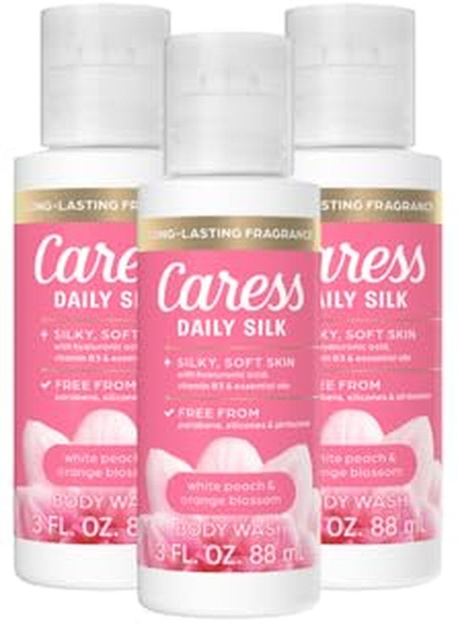 Caress Body Wash Daily Silk 3oz 3 pk